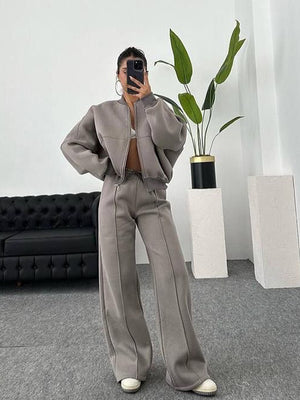 American-style Autumn/winter Cardigan Sportswear For Women