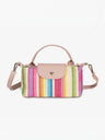 Vacation Patchwork Straw Crossbody Bag