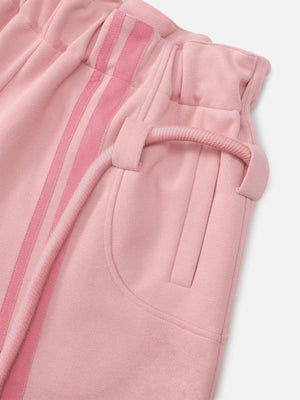 Casual Women's Street Style Drawstring Trousers, Loose And Fashionable, Waist-cinching Wide-leg Trousers, Floor-length Trousers