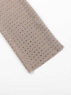 Crew Neck Hot Diamond Fine Flash Long Sleeve T-shirts