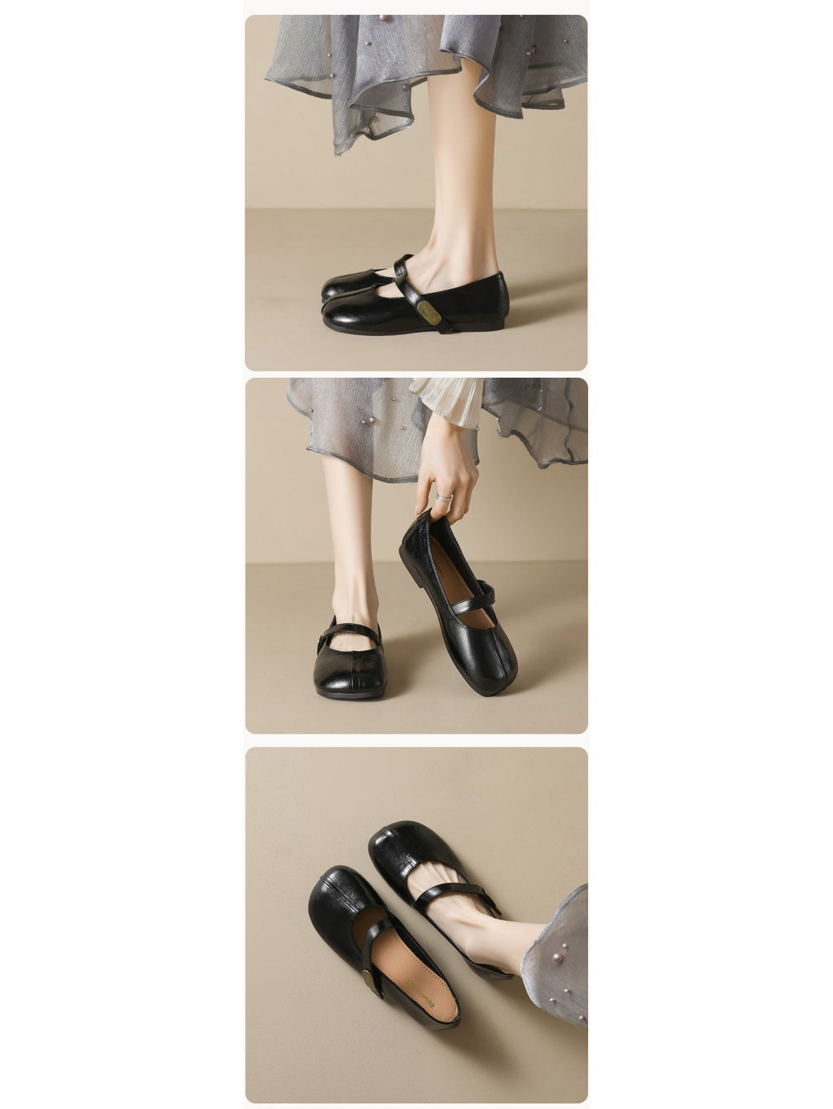 Liber Spring and Autumn Women's Mary Jane Shoes