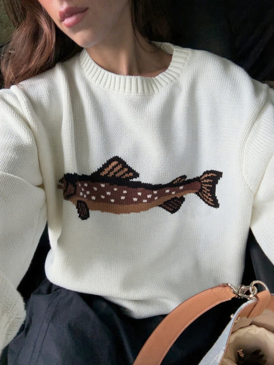 Contrasting colors Animal prints Sweaters