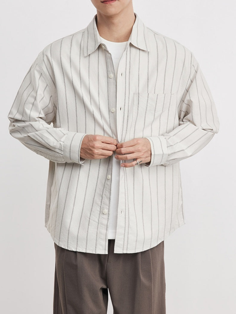 Wide Stripes Leisure Shirts