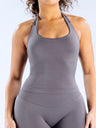 Seamless With Breast Pads Exercise Yoga Halter Top