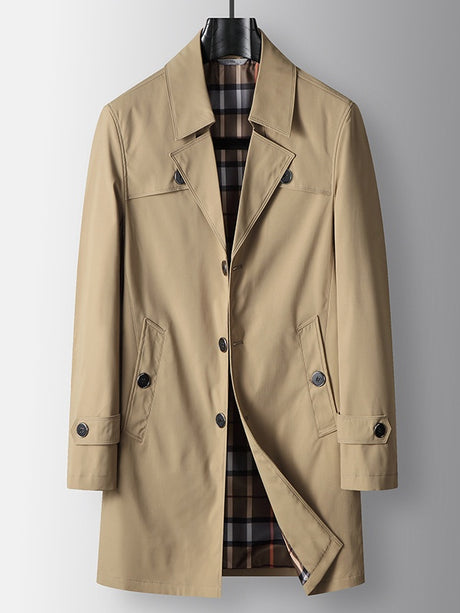 Longline Business Non-iron Leisure Trench Coats