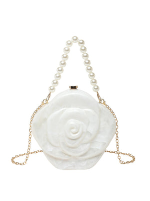 Floral Evening Shoulder Bag