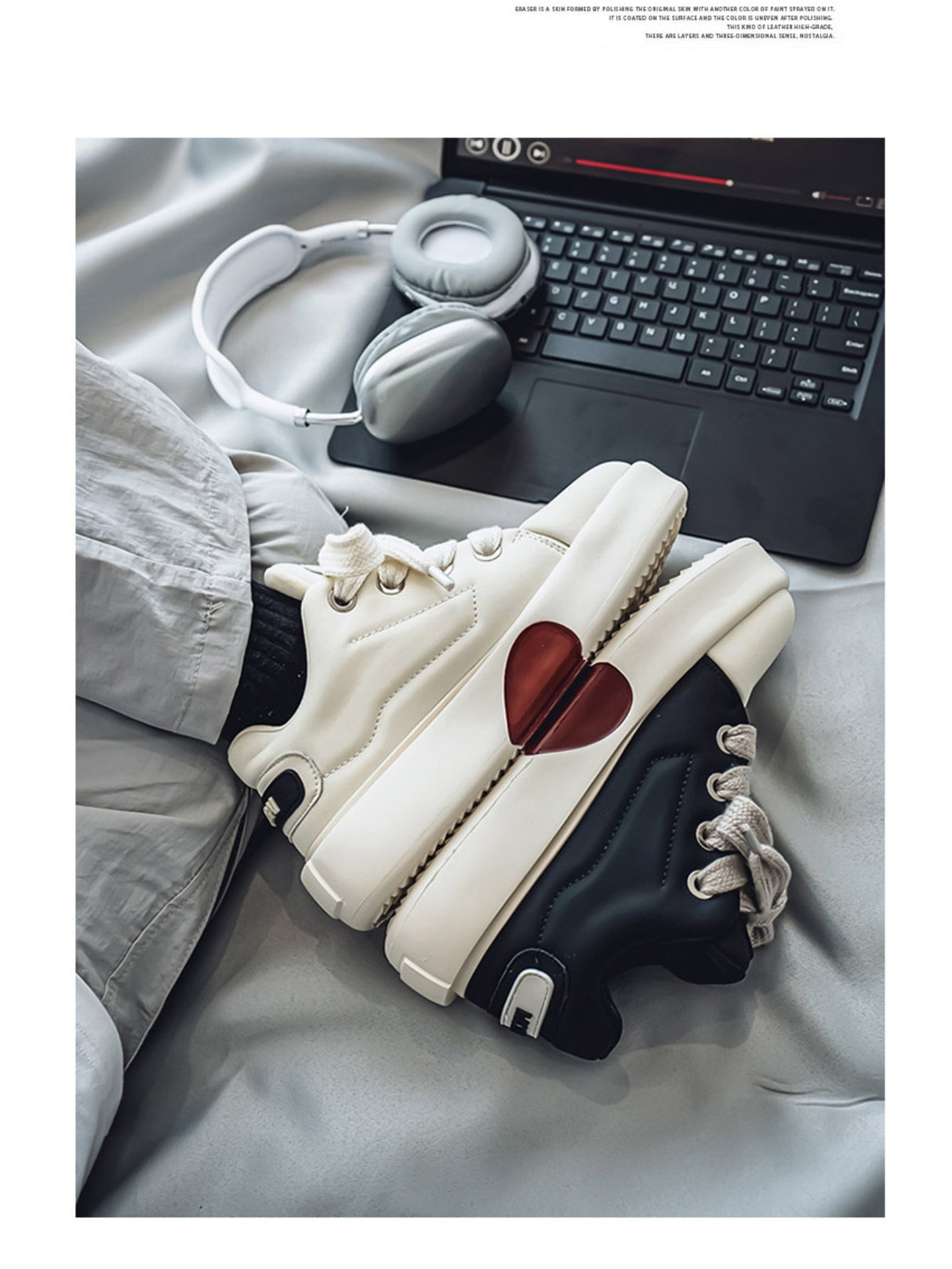 Liber Four Seasons Love Thick-soled Men's Casual Sports Shoes