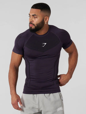 GYMSHARK Tight Fitness Quick-drying T-shirts