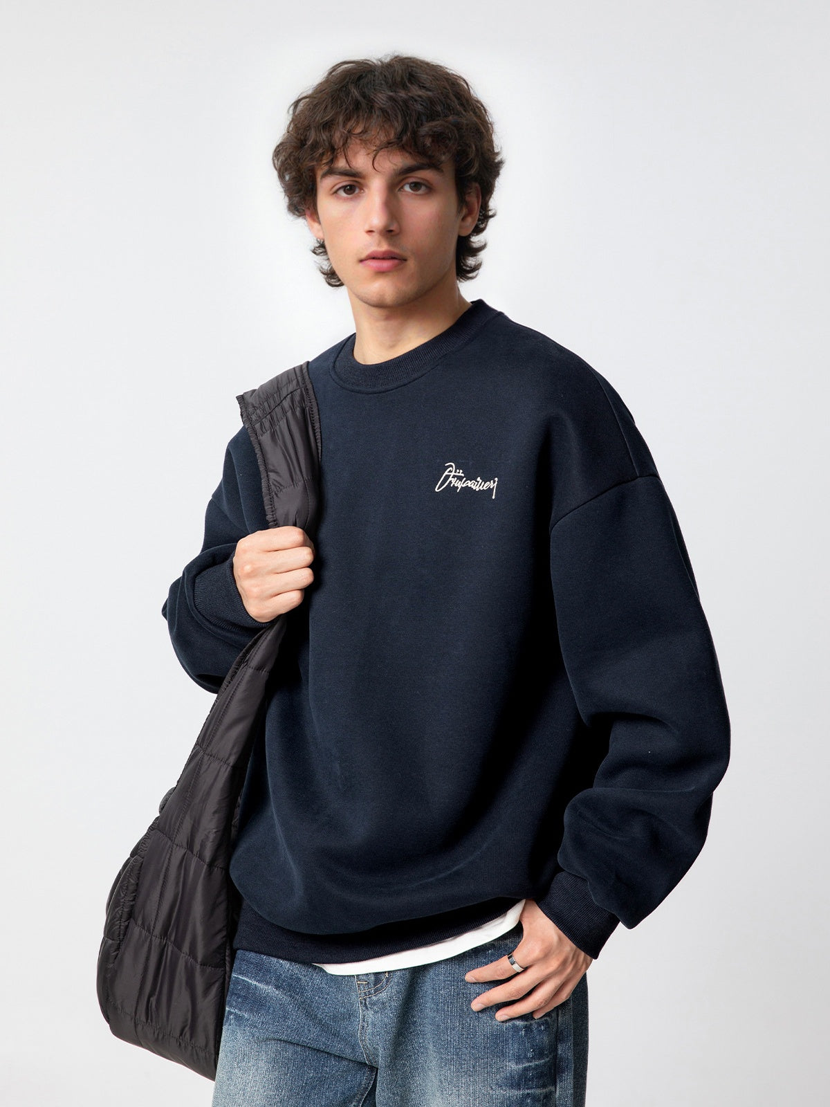 Liber Autumn Men's Letter Sweatshirts&Hoodies