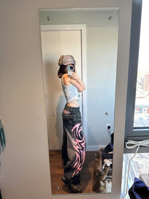 Liber Spring Women's Printed Jeans