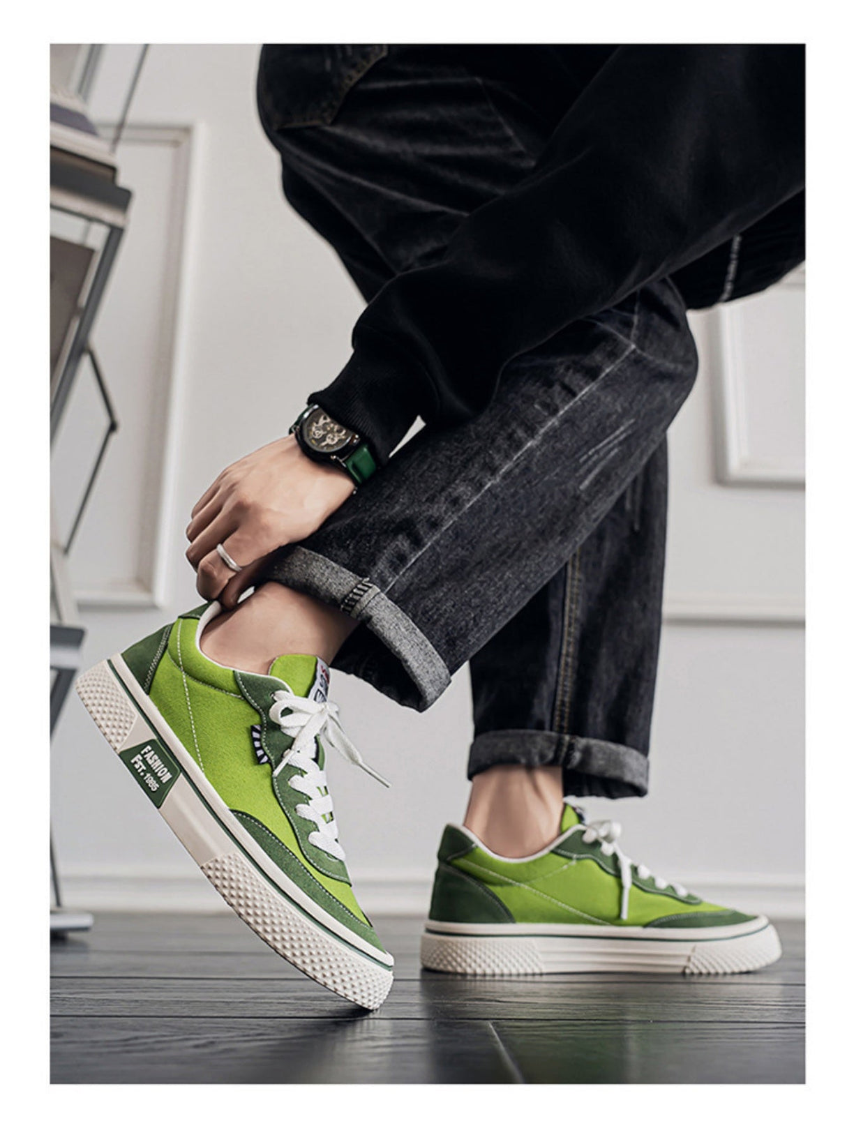 Liber Four Seasons Colorblock Men's Casual Sports Shoes