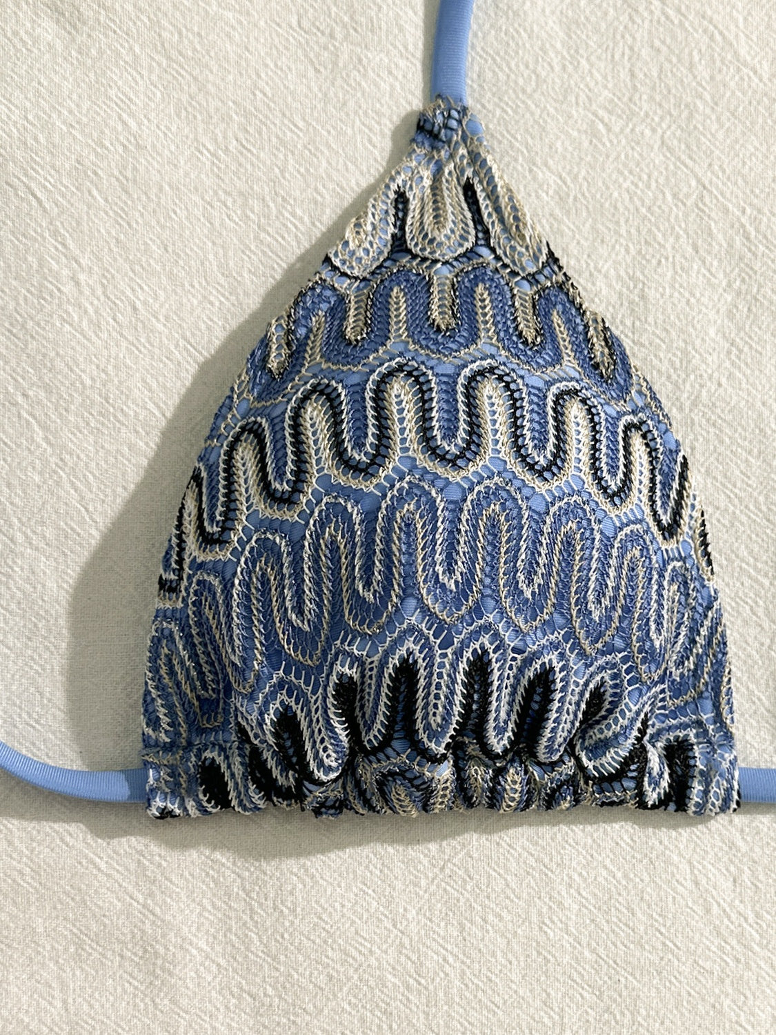 Embroidery Gradient Pattern 3 Piece Bikinis