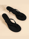 Simple And Stylish High-heeled Flip-flops