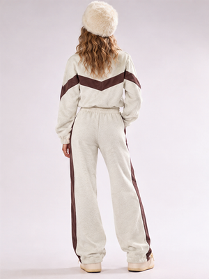 Fashionable Casual Sportswear Set, Zip-up Cardigan And Trousers, Two-piece Set