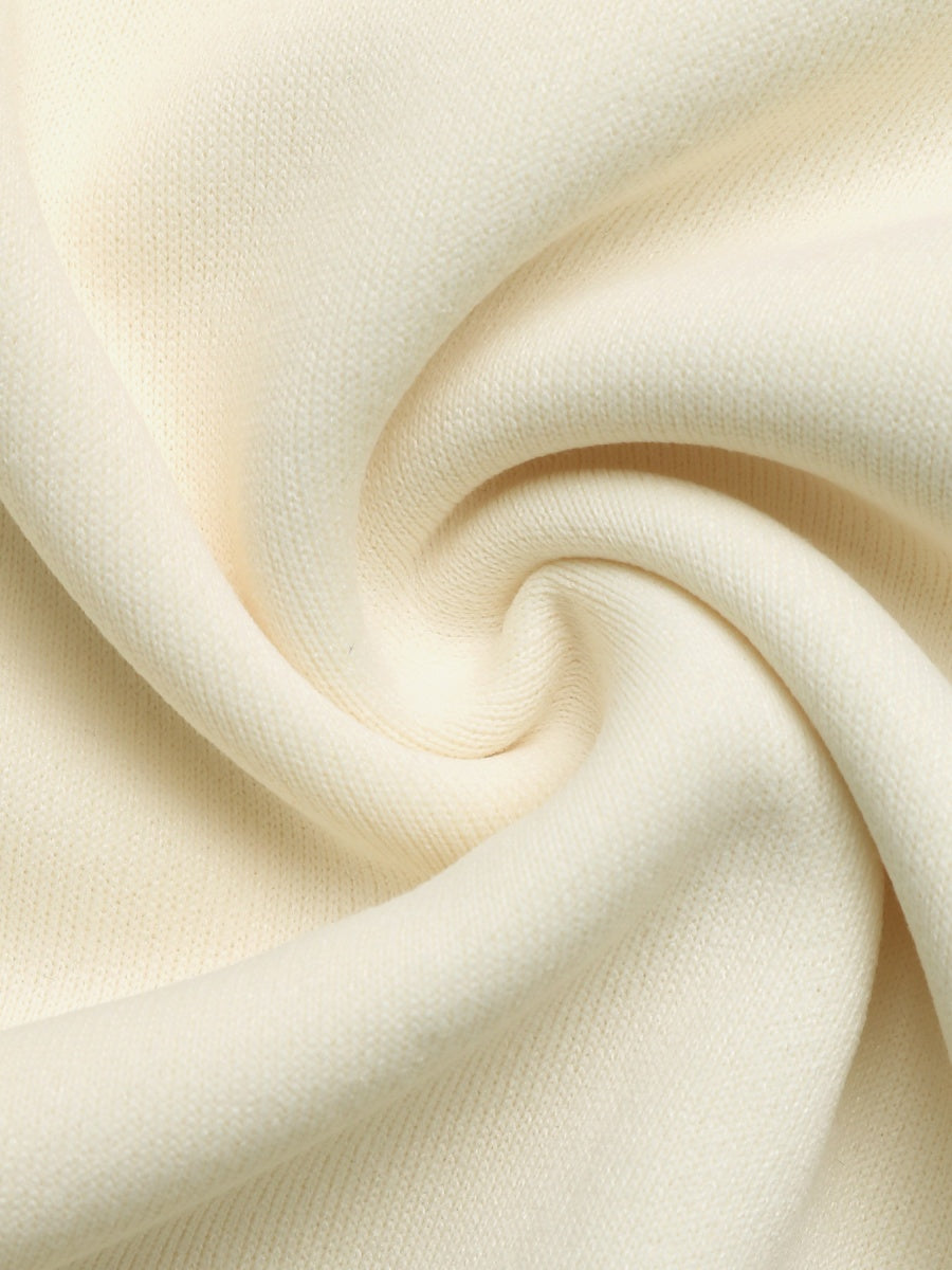 Bow Solid Color Sweaters