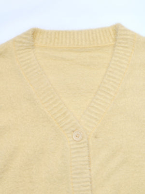 Pocket Solid Color Cardigans