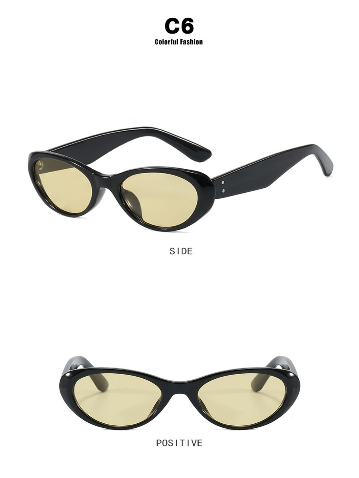Full-frame Cat-eye Sunglasses