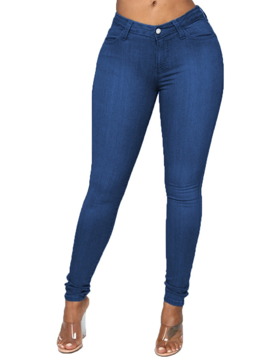 Pencil Pants Tight Fit Butt-lifting Style Jeans