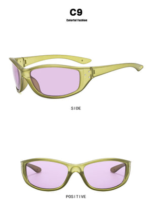 Full-rimmed, Uniquely Shaped Fashion Glasses