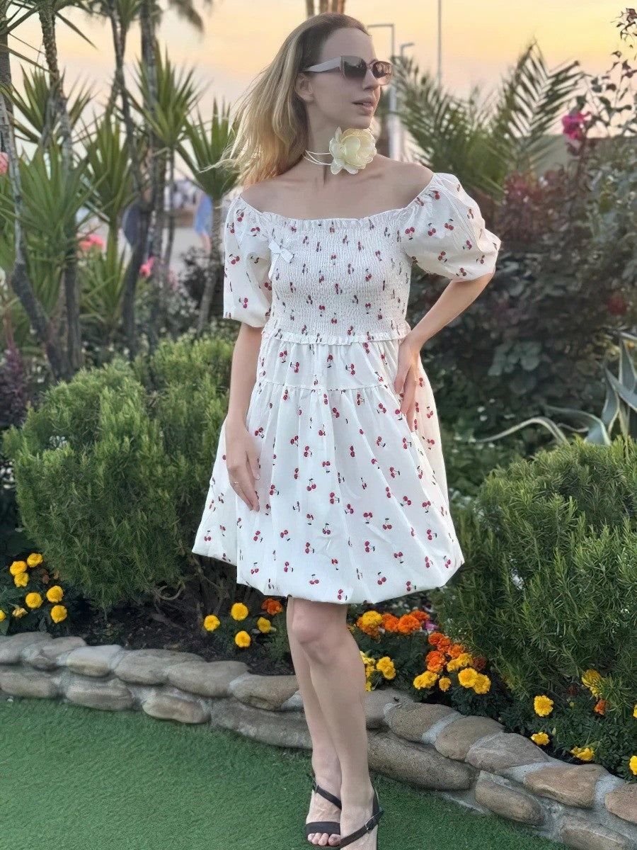 Liber Summer Women's Splicing Printed Mini&Short Dresses