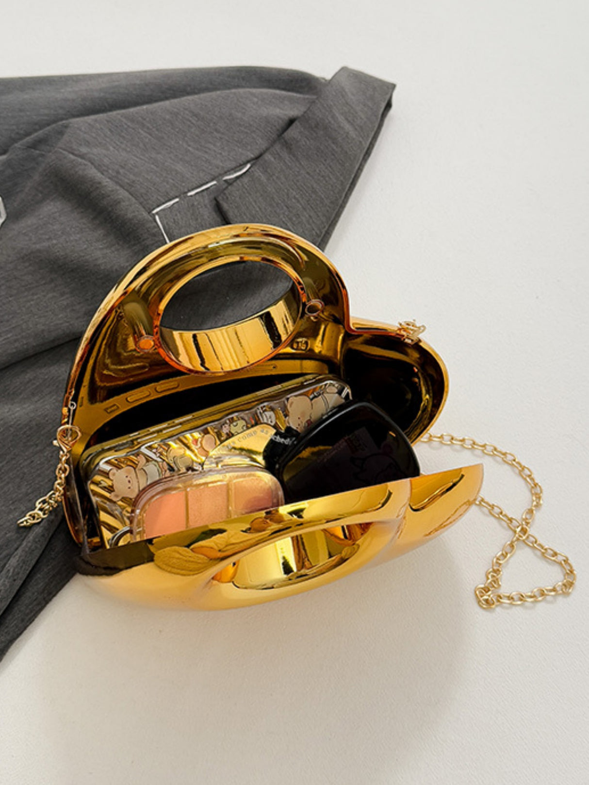 Heart-shaped Evening Shoulder Bag