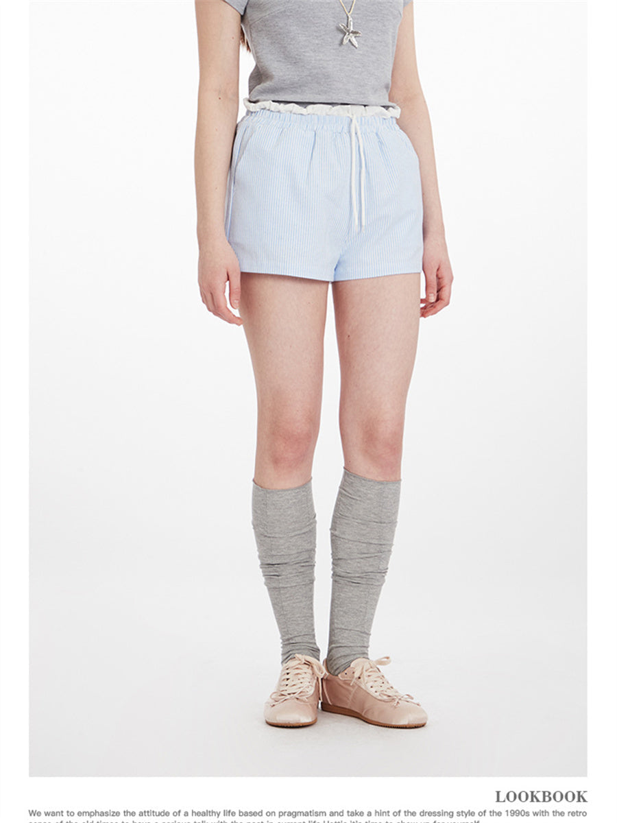 Liber Summer Women's Lace up Shorts