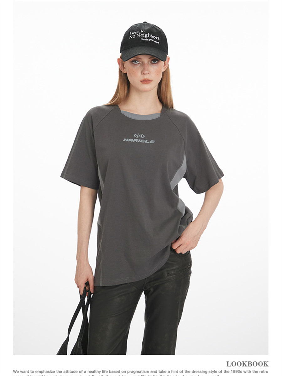Liber Summer Women's Printed Letter T-shirts