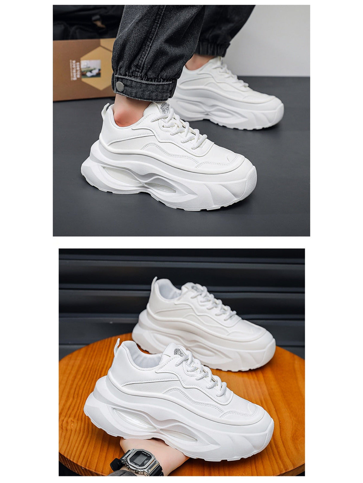 Liber Four Seasons Thick-soled Men's Casual Sports Shoes