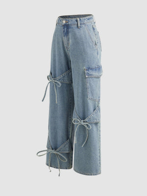 Liber Autumn Women's Bow Jeans