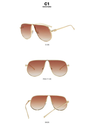Full-rimmed Aviator Sunglasses