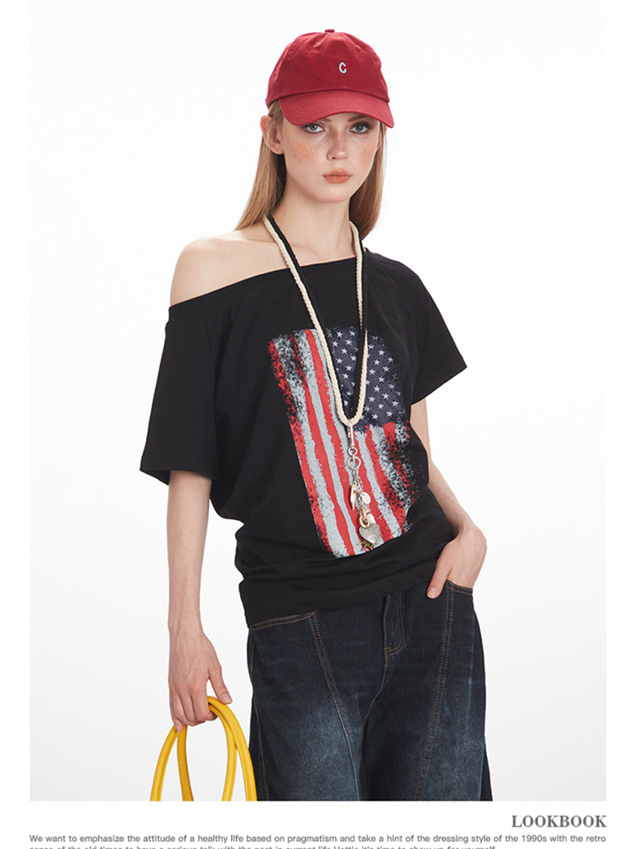 Liber Summer Women's 3D, Three-dimensional pattern Religious Nationality T-shirts