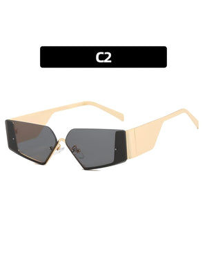 Lunettes de soleil futuristes sans monture