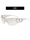 Heart-shaped Frameless Fashion Glasses