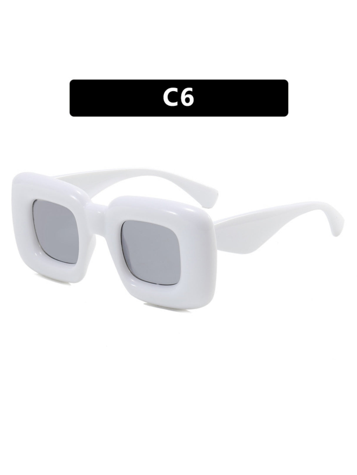 Irregular Full-rim Square Fashion Glasses