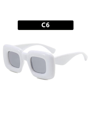 Irregular Full-rim Square Fashion Glasses