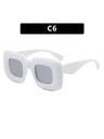 Irregular Full-rim Square Fashion Glasses