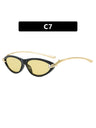 Cat-eye Knot Oval Sunglasses