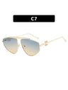 Frameless Aviator Sunglasses