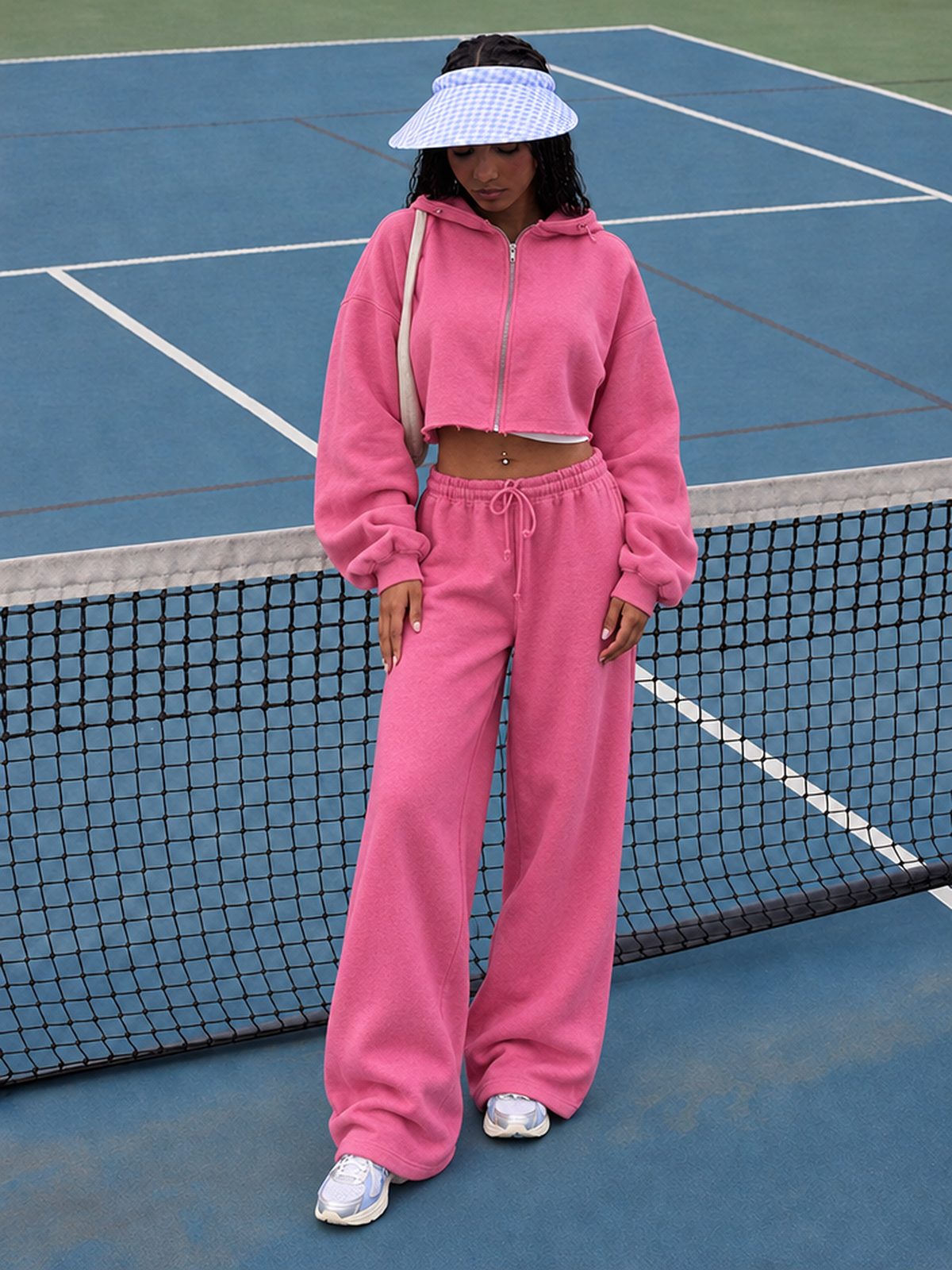 Long-sleeved Athletic Casual Sweatshirt Set