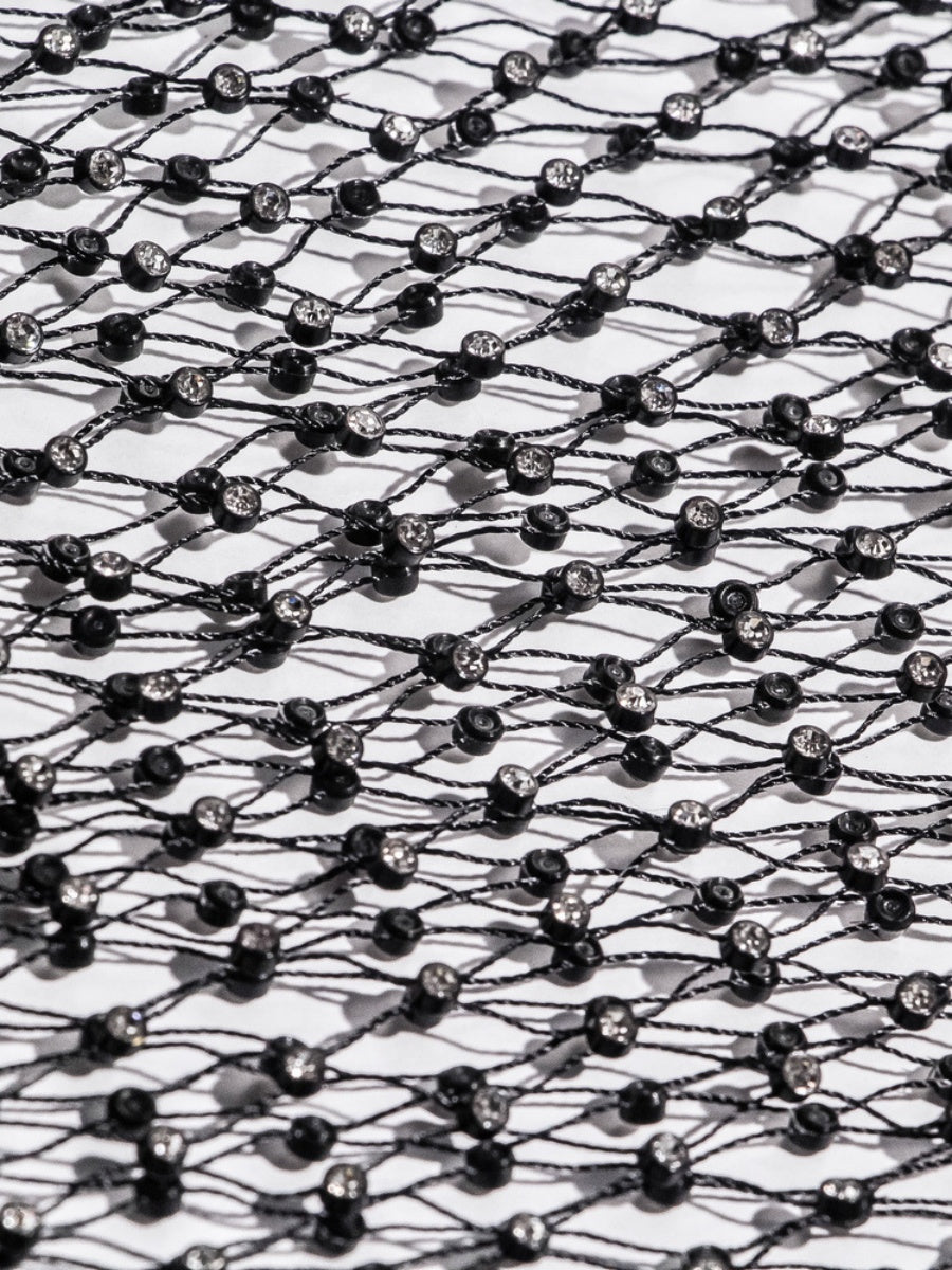 Filets de pêche en perspective, débardeurs en diamant scintillant