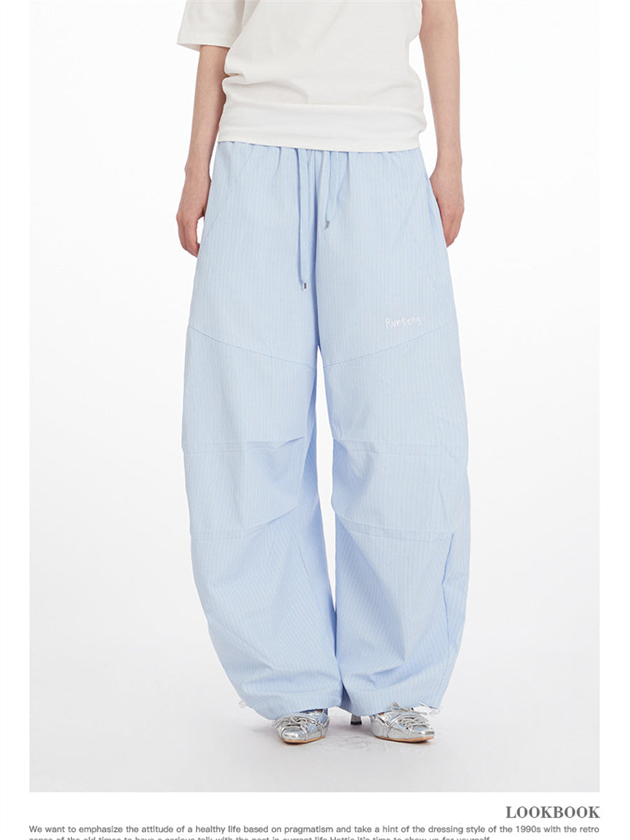 Liber Summer Women's Color matching Letter Pants