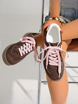 Retro Color-blocked German Training Shoes And Sneakers