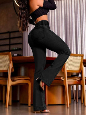 Liber Spring Women's Splicing Jeans