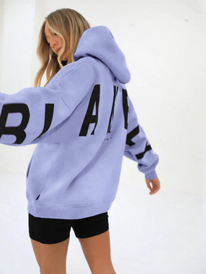 Liber Autumn Women's Letter Sweatshirts&Hoodies
