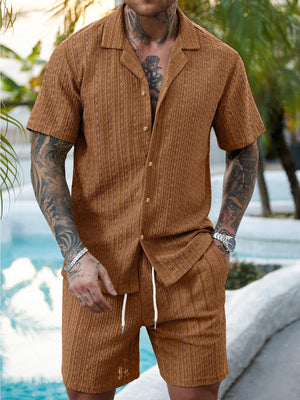 Hollow Out Breathable 2-piece Sets Set