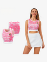 World Cup Football Babes' Crop Top Short-Sleeved Sports Vest Jersey