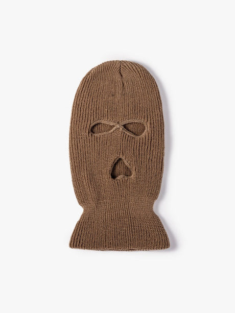Hip-Hop Knit Balaclava, Open-Eye Beanie Mask, Winter Ski Mask for Cycling