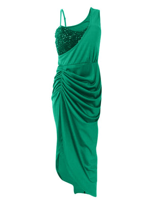Sequins Slits Splicing Formal Dress Mini&Short Dresses