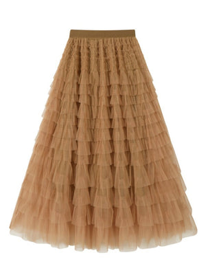 Mesh Multi-story Sweet Cake Skirt