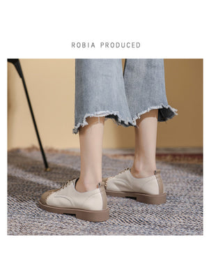 Liber Spring and autumn color-blocked women's flat shoes